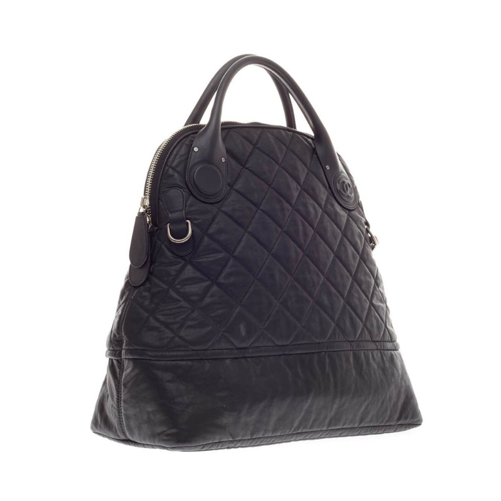 💯Auth Chanel NorthSouth Quilted Aged Calfskin Bag